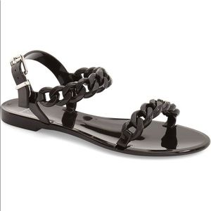 Givenchy Nea Chain' Logo Jelly Sandal